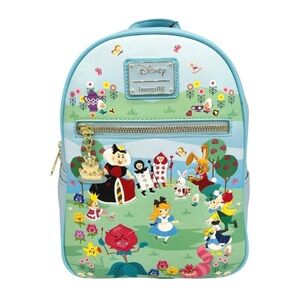 Loungefly Disney Alice in Wonderland Chibi Mini Backpack – Exclusive Design- NWT